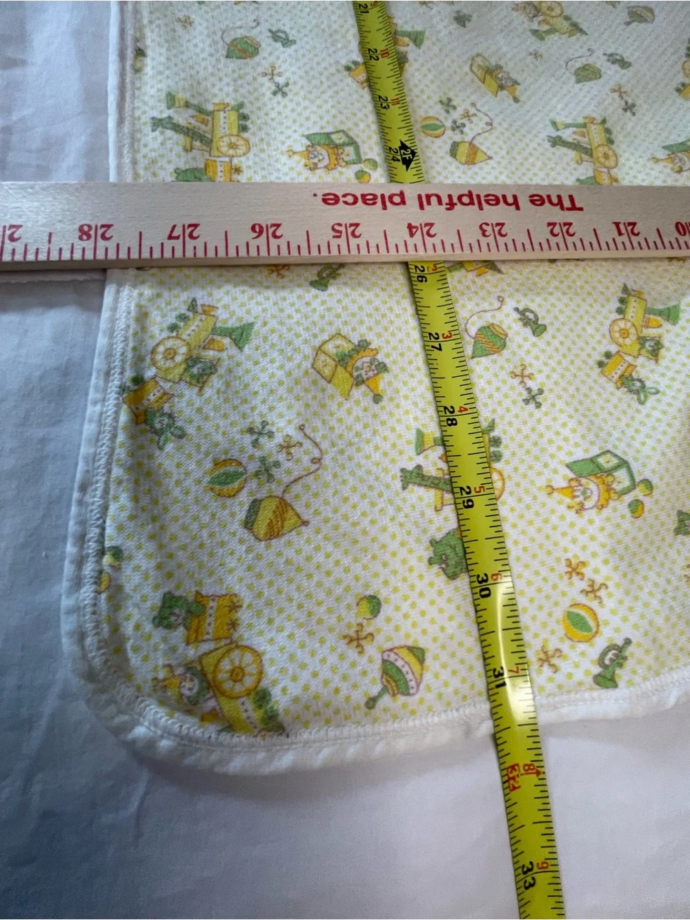 Vintage Carter's Baby Blanket Train Toy Lovey Security Replacement ✔️Size Flaws